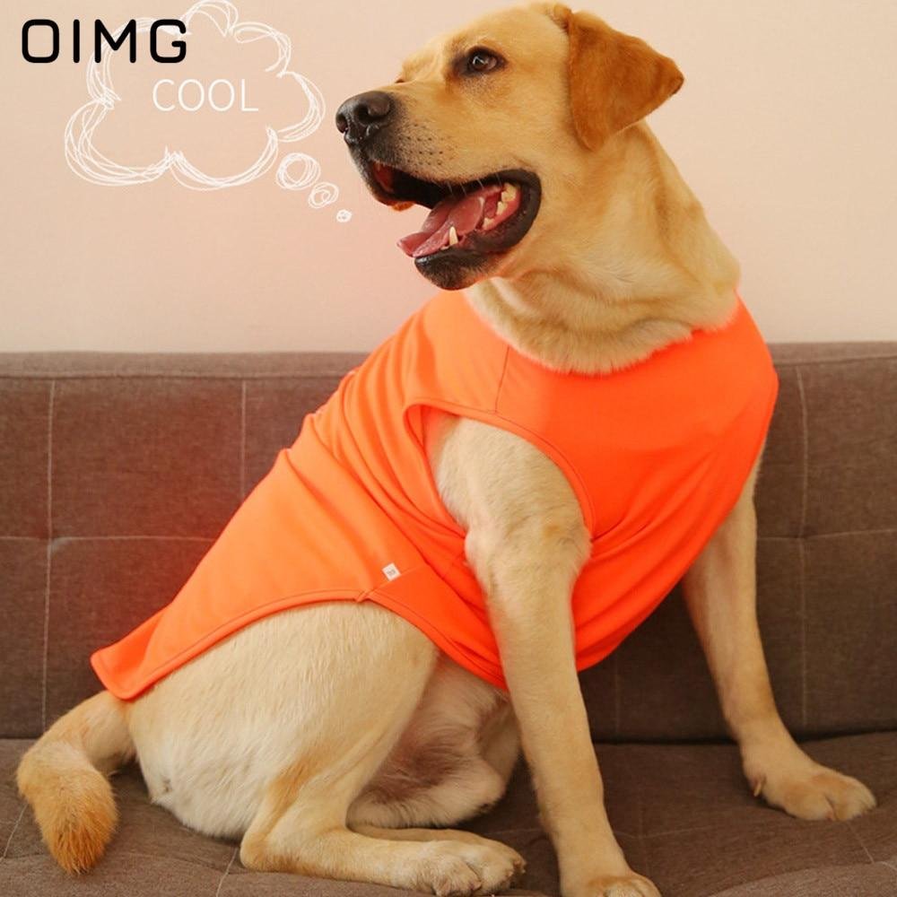 OIMG Numbers Printed Large Dogs Clothes 