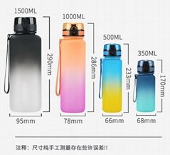宇宏泰厂家专业生产各种精美BPA FREE运动水壶