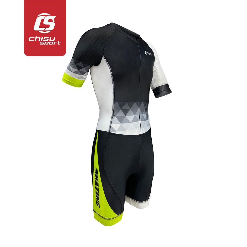 Chisusport Compression Inline Speed Skating Suit Cycling Skin Suit 4