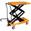 Manual hydraulic lifting platform small elevator flat mobile electric platform v 3