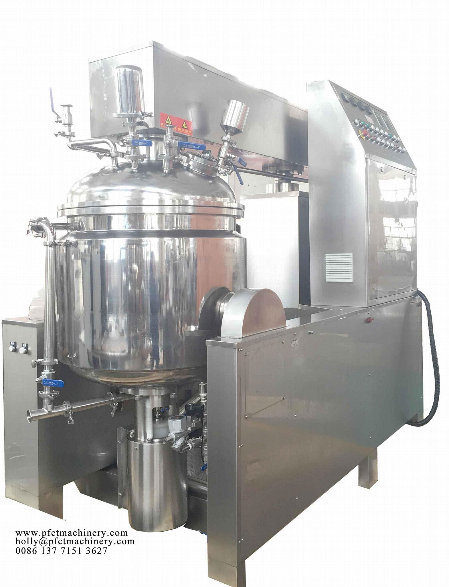 Cosmetic creams vacuum emulsifying mixer  2