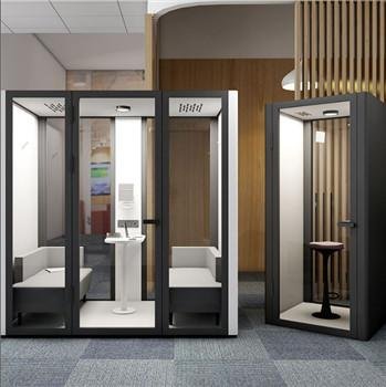 Soundproof Pods For Offices - L Size      Acoustic Office Pods        2