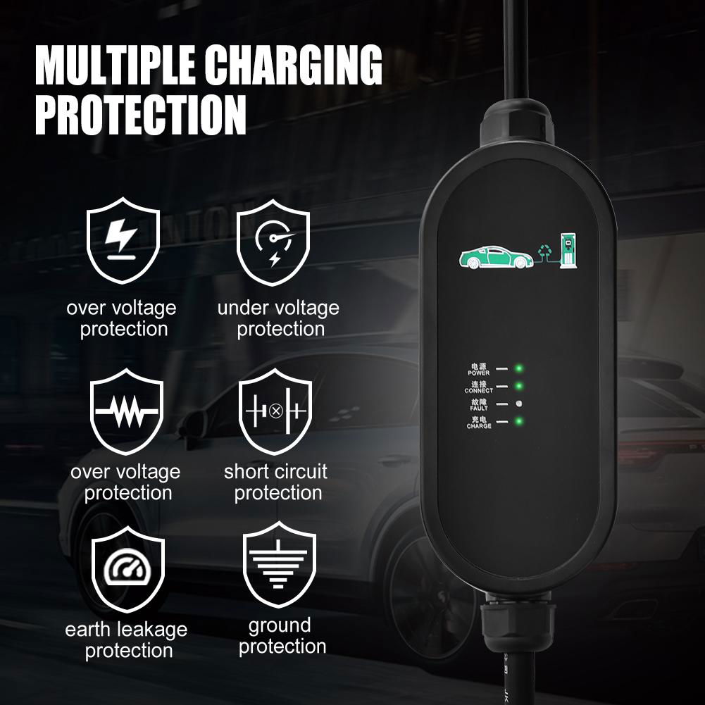 Portable AC electric vehicle charge device 5