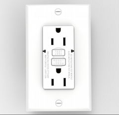 UL listed 15A/125V/60Hz GFCI Receptacle, GFCI Outlet, Duplex Receptacle