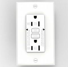 Weather Resistant GFCI  Self Test Receptacle, Safe Receptacle, UL Socket