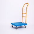 150KG Plastic foldable hand cart Hand Truck 5