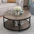 Solid wood cylinder double end table 3