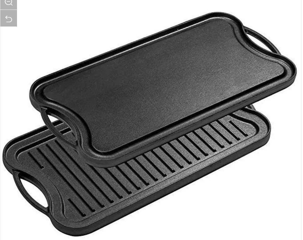 hot sell cast iron baking plate ;enameled cast iron griddle plate 3