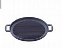 Enameled cast iron griddle pan，cookware，kitchenware 5