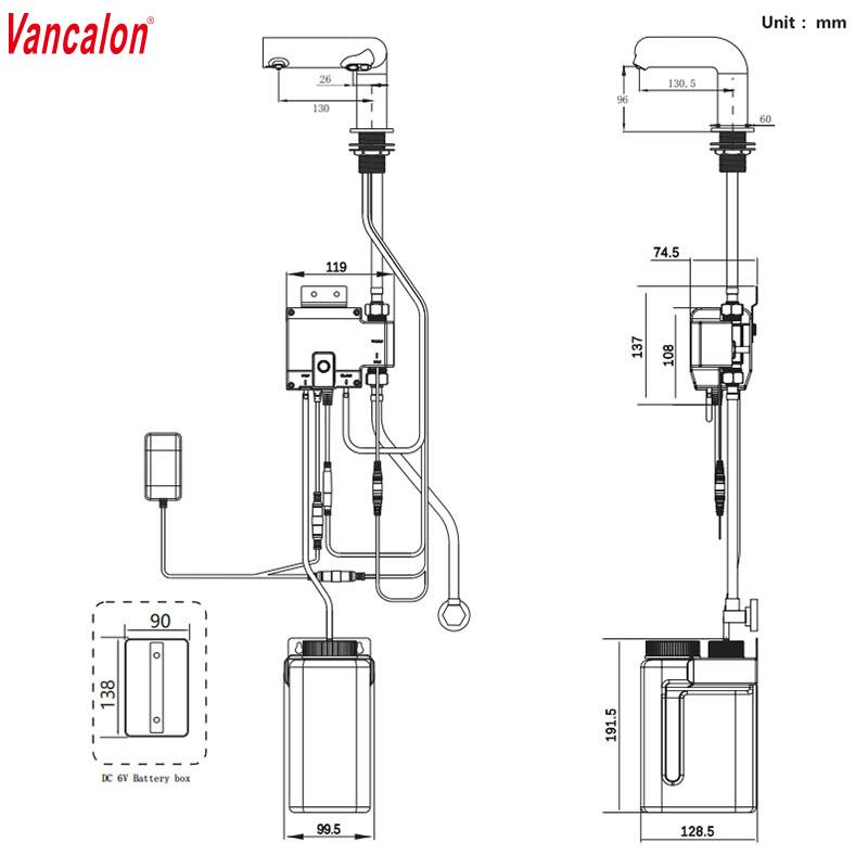 Auto Faucet Soap Dispenser 4