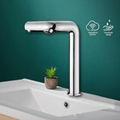 Chrome hands free sensor- operated lavatory faucet Saop Dispenser 1