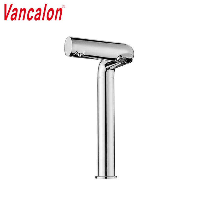 Chrome hands free sensor- operated lavatory faucet Saop Dispenser 3