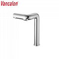 Chrome hands free sensor- operated lavatory faucet Saop Dispenser 4