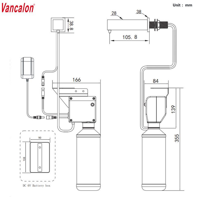 wall mount liquid soap dispenser sensor 5