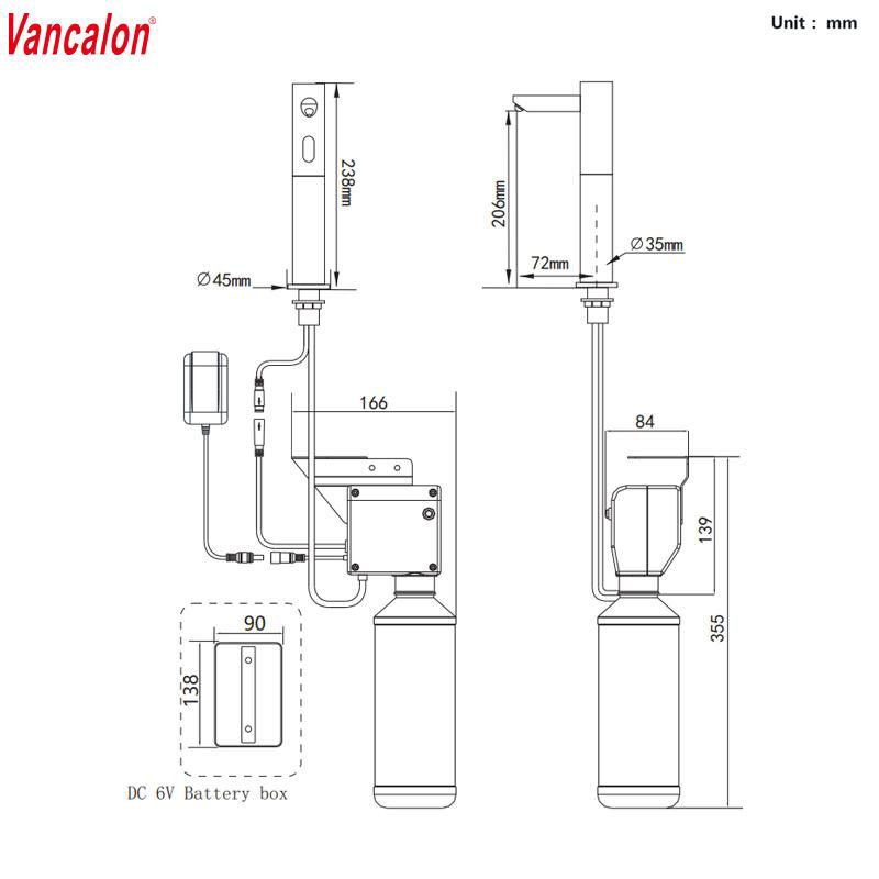 Soap Dispenser Pedal Faucet 5