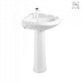 cupc corner pedestal sink