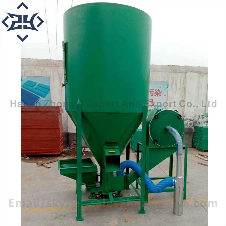 Feed Grinder and Mixer New Design Animal Feed Blender Vertical Feed Grinder and 