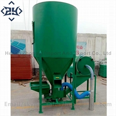 Feed Grinder and Mixer New Design Animal Feed Blender Vertical Feed Grinder and