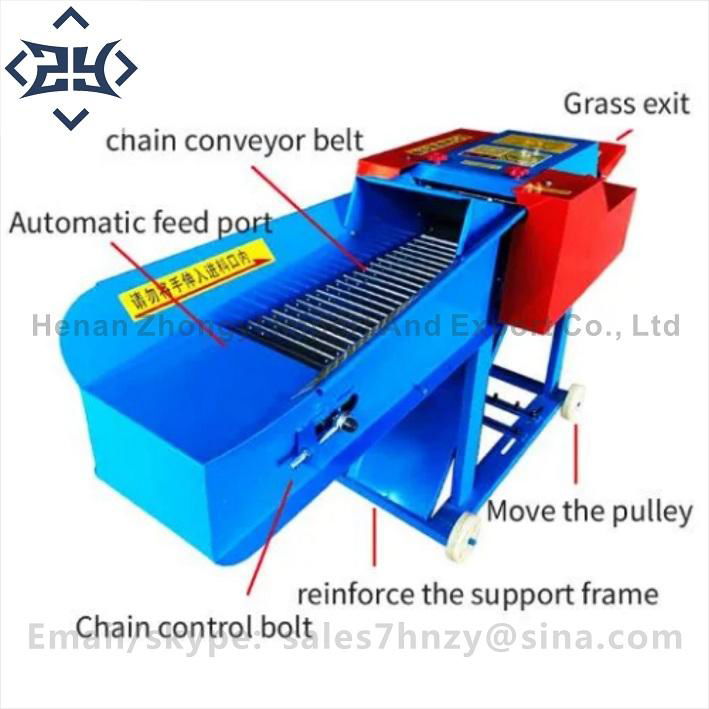 Hot sale  Chaff Cutter New DesignHorizontal Hay Chaff Cutter New Type of Hay Cut