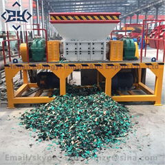 Hot sale Double shaft shredder Waste recycling Machinery Plastic Shredder Metal 