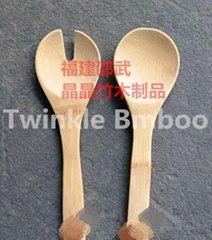 bamboo salad spoons set,bamboo serving spoons set ,bamboo utensil set 