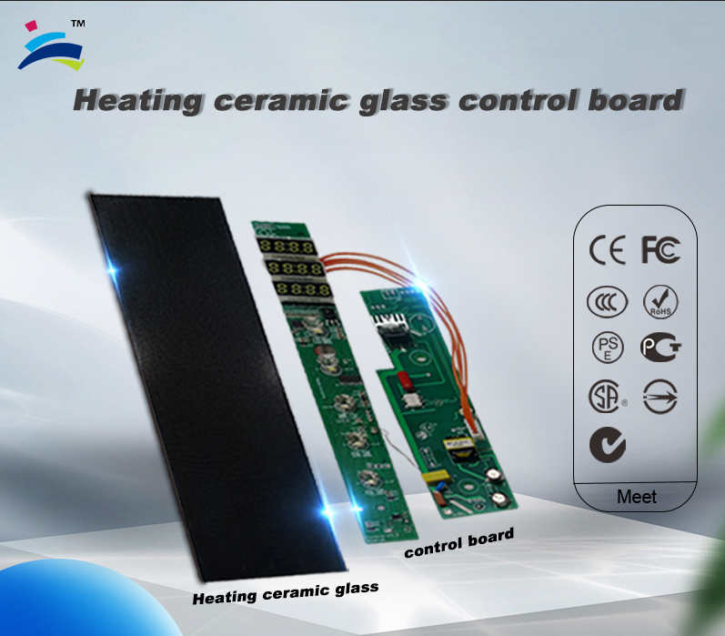 Heating ceramic glass 3