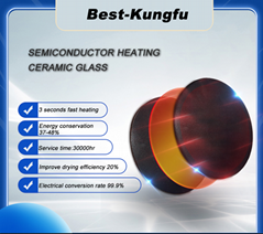 Heating ceramic glass