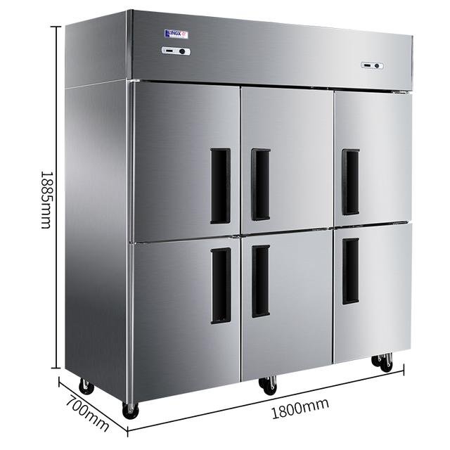 2door/4door/6door 304SUS Commercial kitchen freezer 4