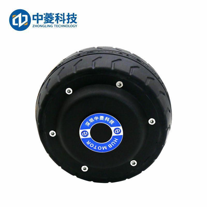 中菱4寸直流無刷輪轂伺服電機驅動器套裝內置編碼器agv小車馬