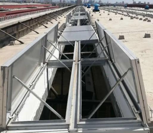 日鑫鉗口型通風氣樓 玻璃鋼屋頂風機 輕型鋼屋面天窗廠家直銷
