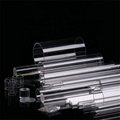 Heat Resistant Quartz Glass Cylinder Tube Fused Silica Transparent Quartz Tubes 2