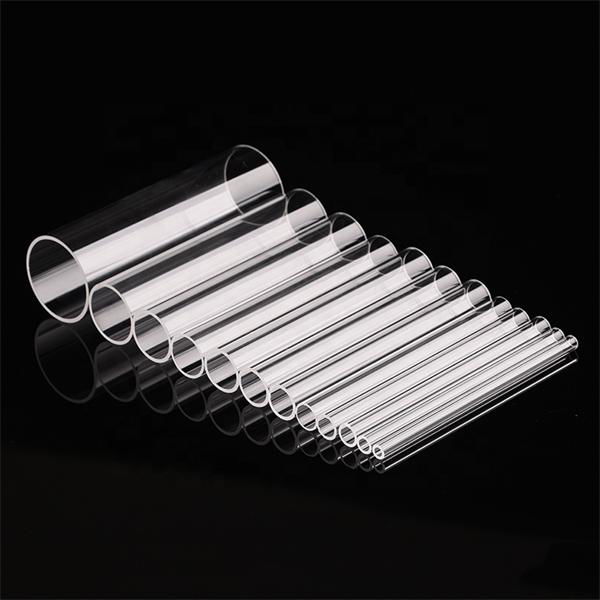 Heat Resistant Quartz Glass Cylinder Tube Fused Silica Transparent Quartz Tubes 4