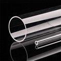 Heat Resistant quartz glass tube large diameter quartz tube clear polished glass 4