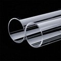 Heat Resistant quartz glass tube large diameter quartz tube clear polished glass 5