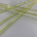 Various Sizes Quartz Tubes Yellow quartz