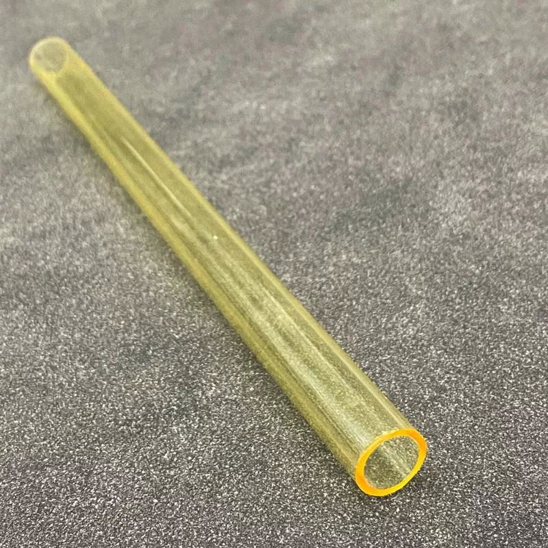 Various Sizes Quartz Tubes Yellow quartz glass tube silica lazer 4