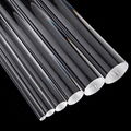 Customized Optical experiment quartz rod quartz glass rod Solid Cylinder quartz 