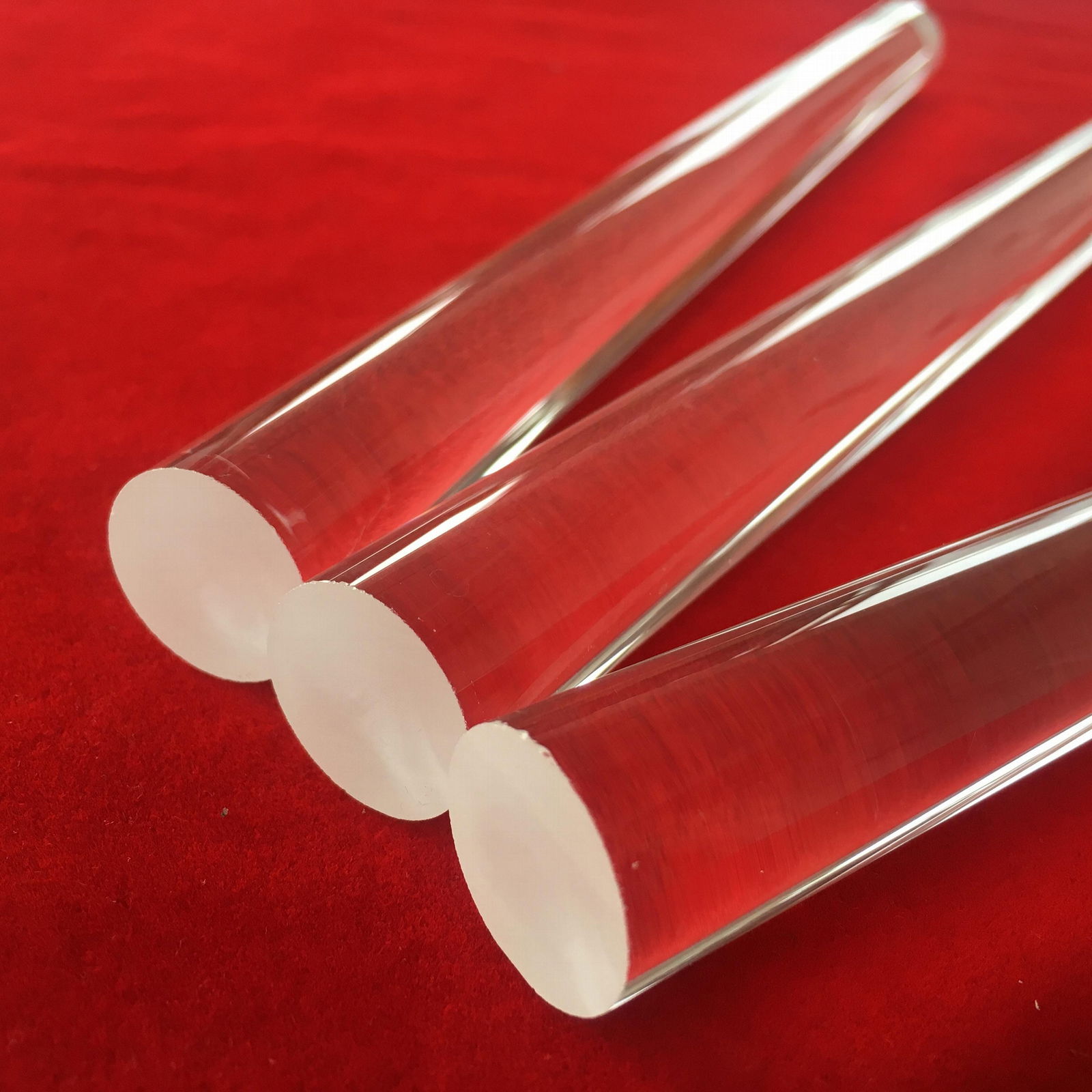 Customized Optical experiment quartz rod quartz glass rod Solid Cylinder quartz  5