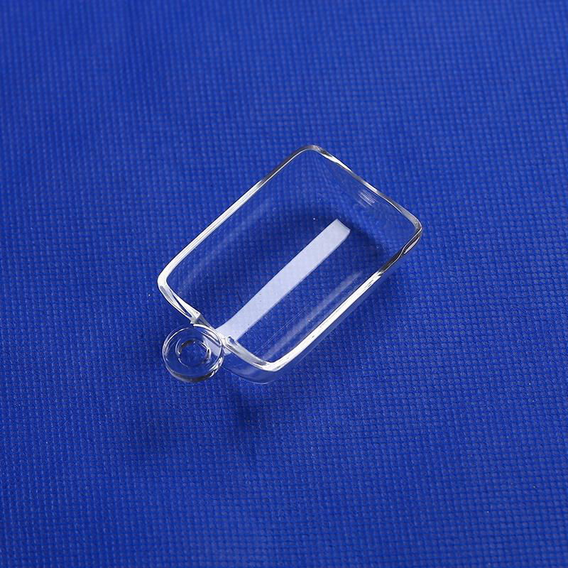 Clear quartz boat with handle for lab research quartz glass boat  2