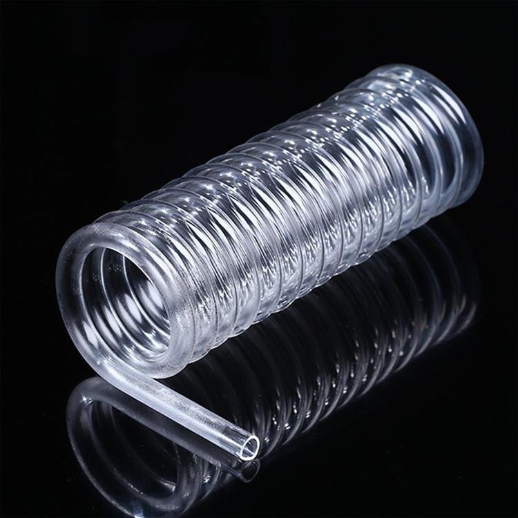 Spiral Quartz Tube Coiled Quartz Glass Pipe For Optical Instruments Lab Heat  4