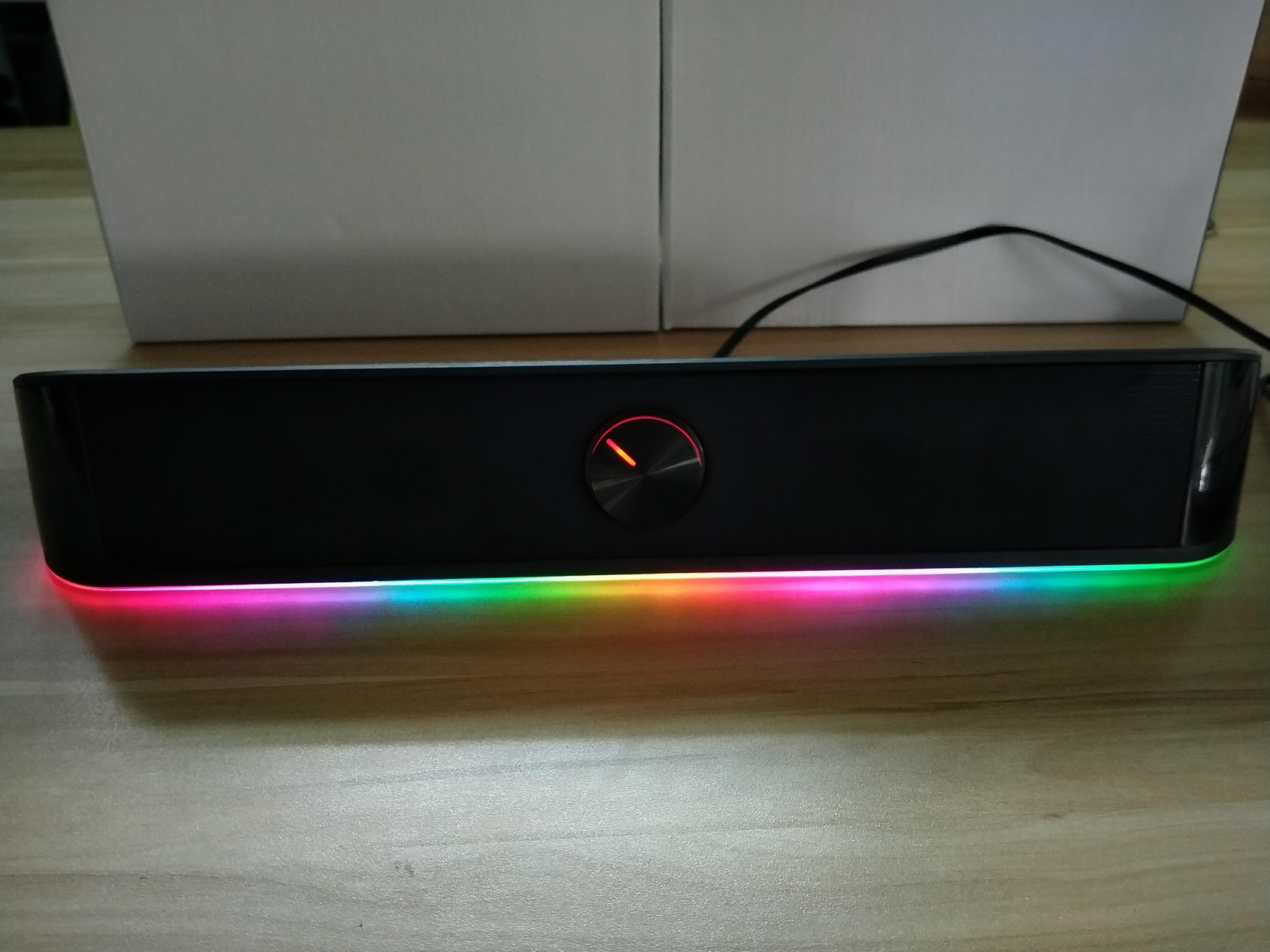 amzon PC computer RGB LED light gaming speaker soundbar 5