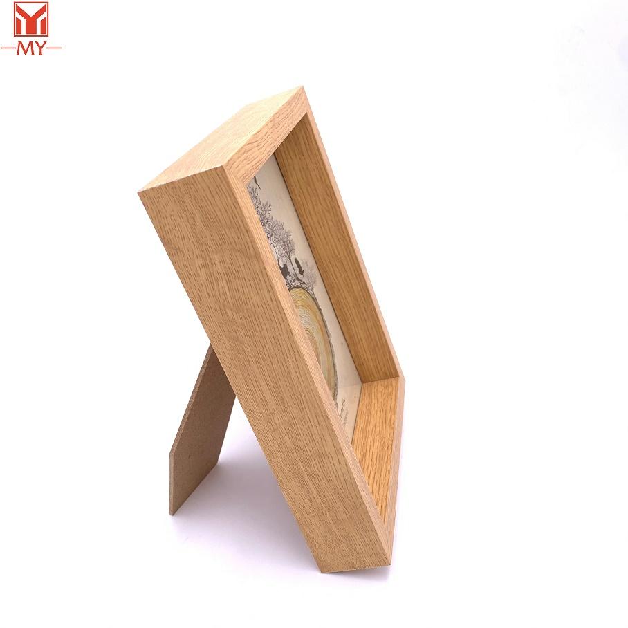 MDF High Quality Photo Frame Walnut Grain Deepen Photo Frame 19