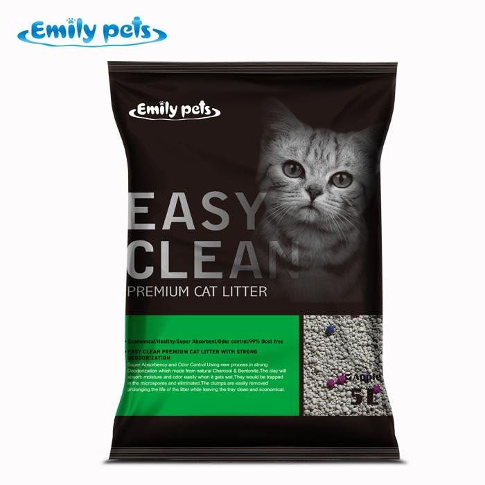 1-3.5mm dust free strong clumping bentonite cat litter colorful ball shape premi 2