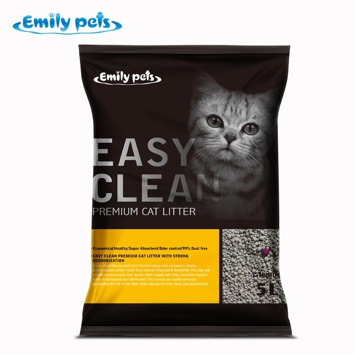 1-3.5mm dust free strong clumping bentonite cat litter colorful ball shape premi 3
