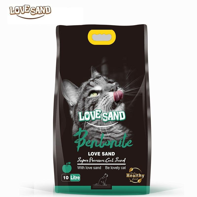 wholesale 100% sodium pet litter original pet sand manufacturer lemon scent bent 3