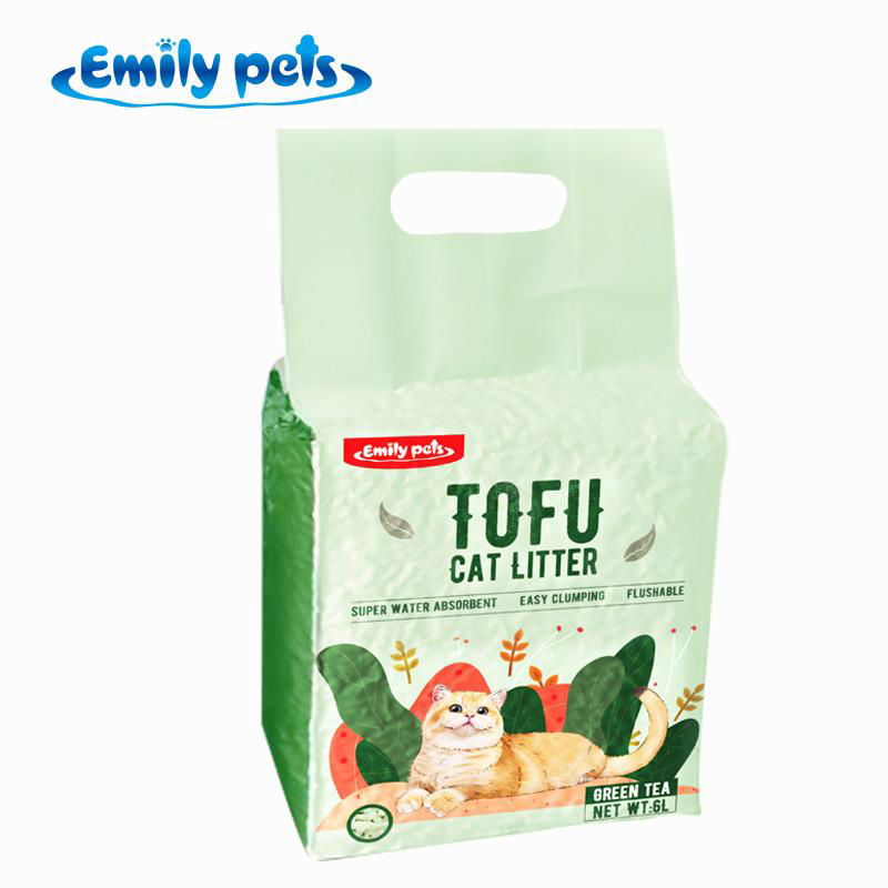 OEM Natural Tofu Cat Litter Cat Sand Flushable Arena Para Gatos Arena De Gato 5  5