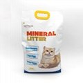 new upgrade black mineral clumping cat litter grey 100% dust free