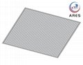 Square Holes Aluminum Perforated Sheet Metal HJP-1015S   Square Perforated Sheet