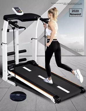 Cardio Workout Manual Jogging Walking Treadmill with Tablet 4