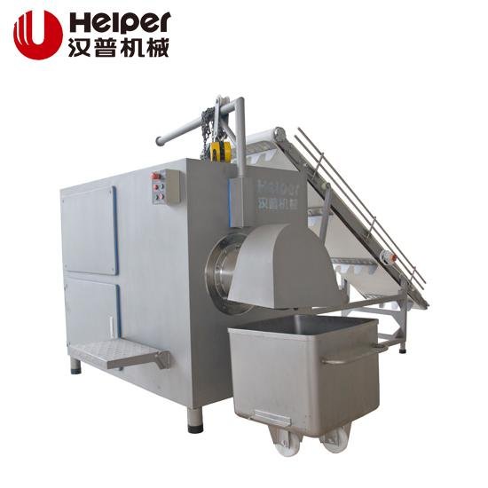 Helper Food Machinery Industrial Frozen Meat Grinder / Mincer 1000 kg/h 2